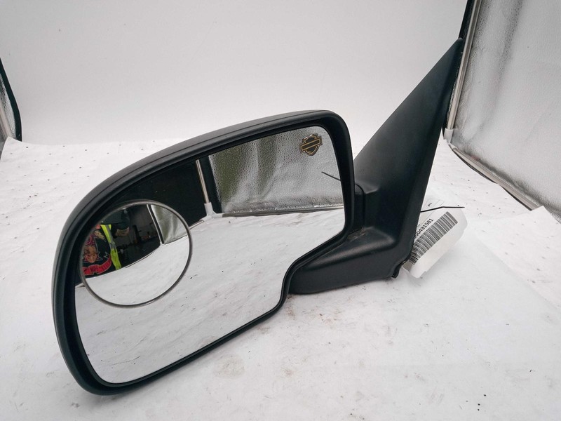 2004 GMC Sierra 1500 Left Door Mirror Assembly White 3137 - Used, 196K Miles
