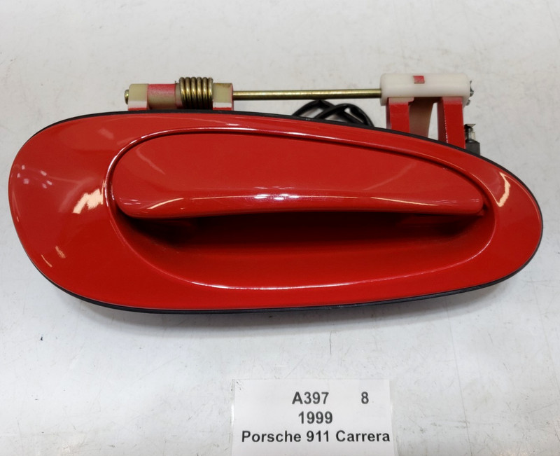 ✅ 97-04 OEM Porsche 911 996 986 Front Right Passenger Exterior Door Handle Red