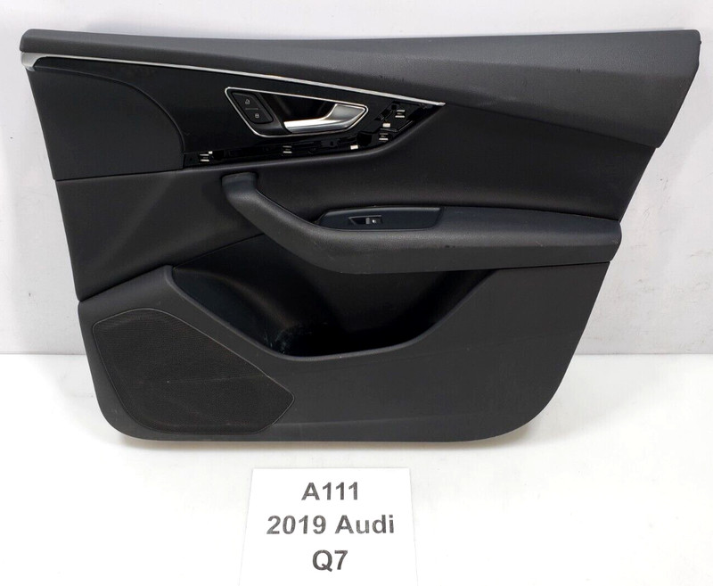 ✅ 2017-2019 OEM Audi Q7 Front Right Passenger Interior Door Trim Panel Black