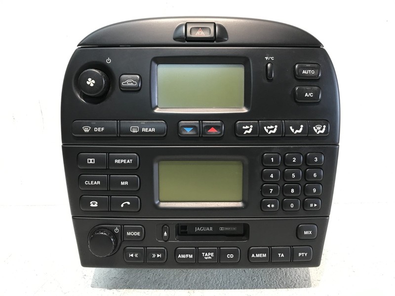 02-08 Jaguar X-Type Center Dash Radio Stereo Climate Control OEM 1X43-18K876-AB