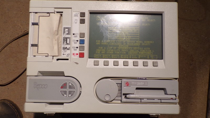 Intermedics RX5000 Programmer LR 93507-1 MN522-12 09479, Powers on