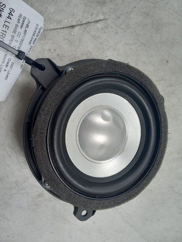 2007 LEXUS LS460 4.6L PASSENGER SIDE REAR MARK LEVINSON SPEAKER