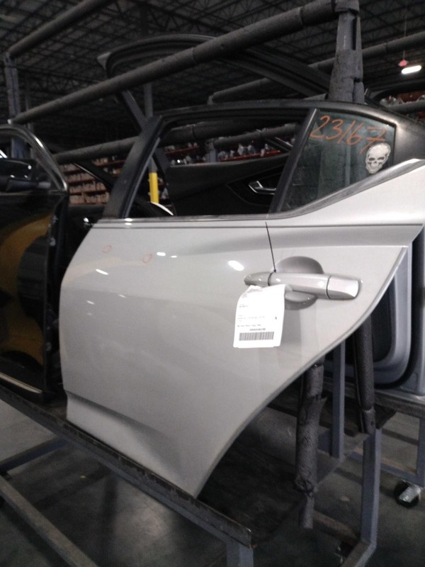 2020 Nissan Sentra Left Rear Door Silver OEM Used - Small Dings, 65K Miles