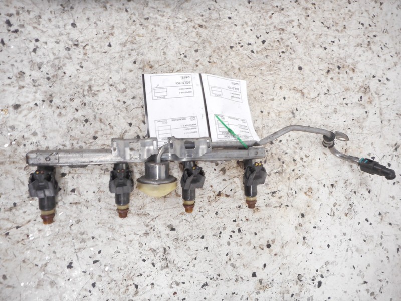 08-13 Honda Fit Fuel Injection Rail W/ Injectors 1.5L OEM Civic DX EX LX