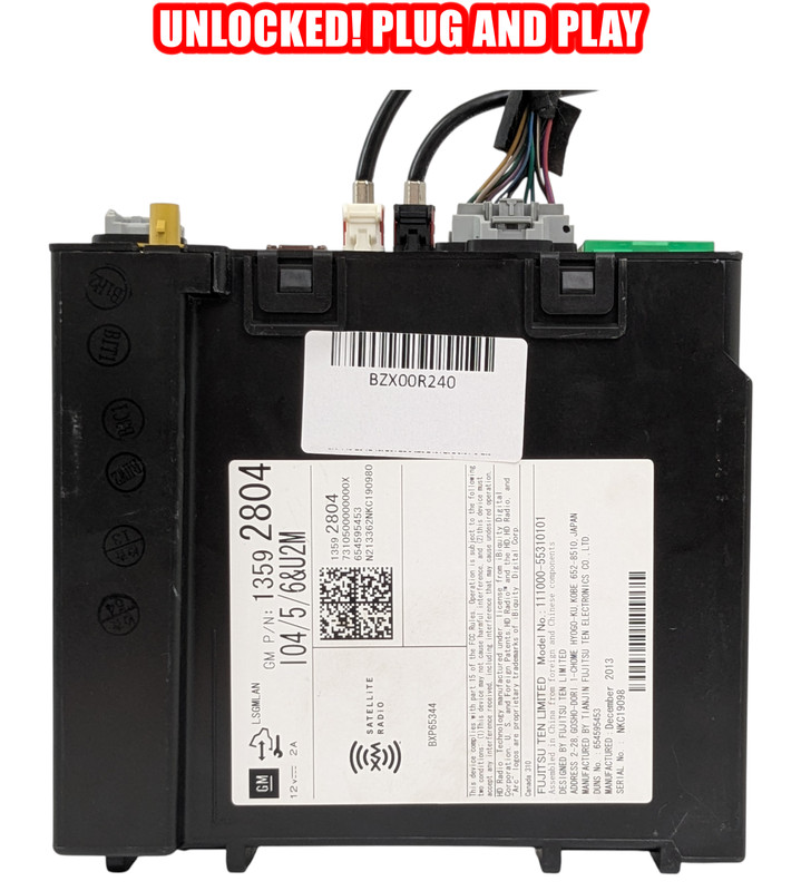 UNLOCKED 13 14 15 Cadillac GMC Chevrolet Satellite Radio Control Module 13592804