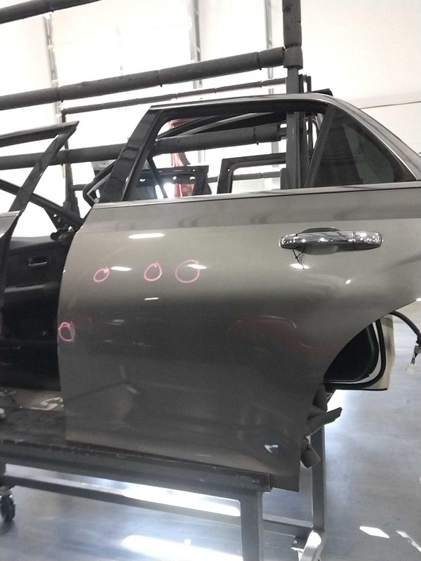 2011 Chrysler 300 Left Rear Door Grey OEM 56056 Used 146K Miles