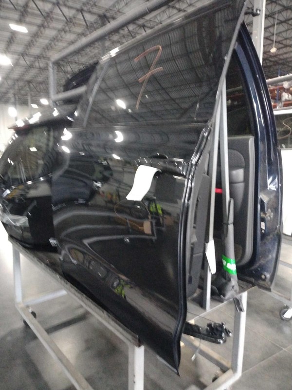 2019 Chrysler Pacifica Rear Right Door Black 639878 Used 48000 Miles
