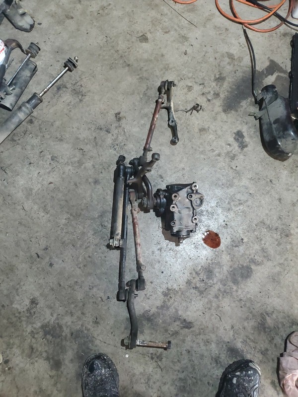 81-85 Mercedes 380SL R107 Steering Gear Box steering armlinkage