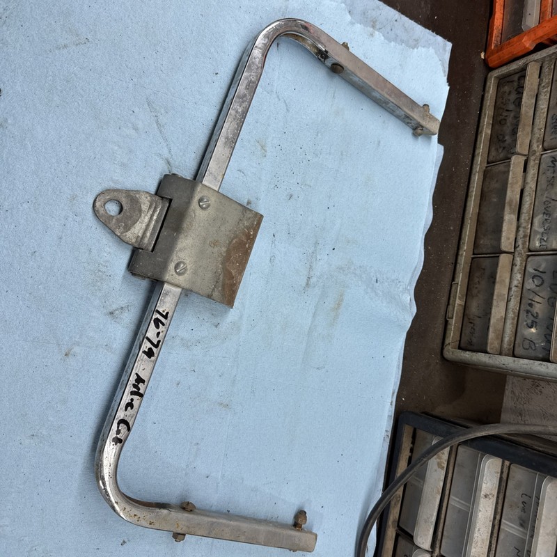 1976 - 1979 Arctic Cat 5000 4000 Vintage Snowmobile Bumper And Trailer Hitch