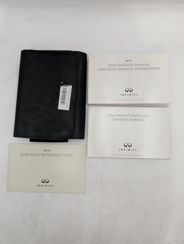 2019 Infiniti QX50 Owners Manual With Case And Navigation Free Shipping