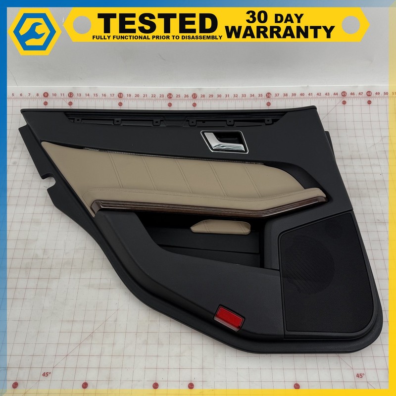 10-13 Mercedes E-Class W212 REAR LEFT INTERIOR DOOR PANEL TRIM OEM