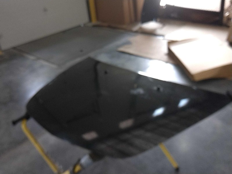 2012 Chevrolet Malibu Black OEM Hood Panel 4DR SED Used 25907215