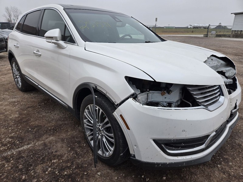 2016-2018 Lincoln MKX Passenger Roof Curtain Air Bag