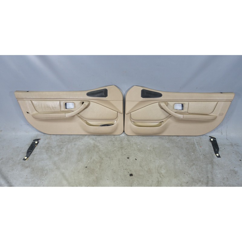 Damaged BMW Z3 Roadster Coupe Interior Door Panel Pair Beige 1998-2002 OEM