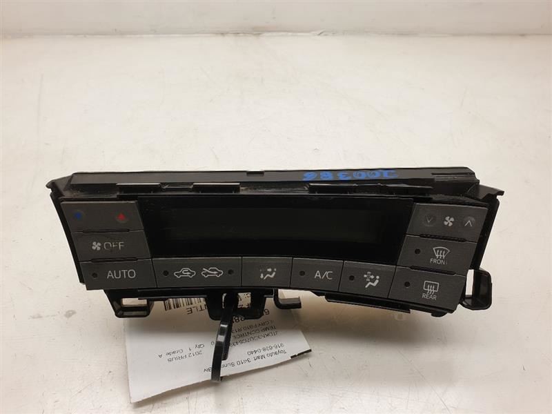 2012 TOYOTA PRIUS TEMPERATURE CONTROL SWITCH