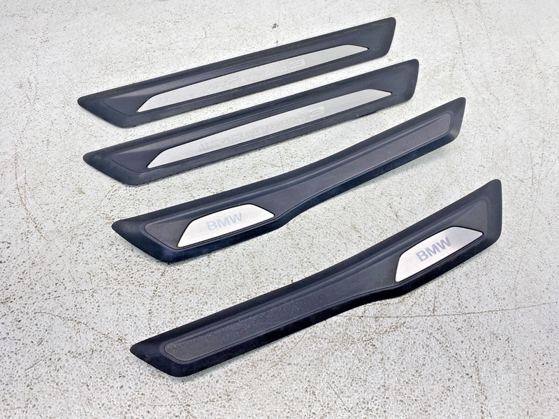 BMW F30 F32 F36 3/4 Series Active Door Sill Entrance Kick Trim Cover Set OEM✅