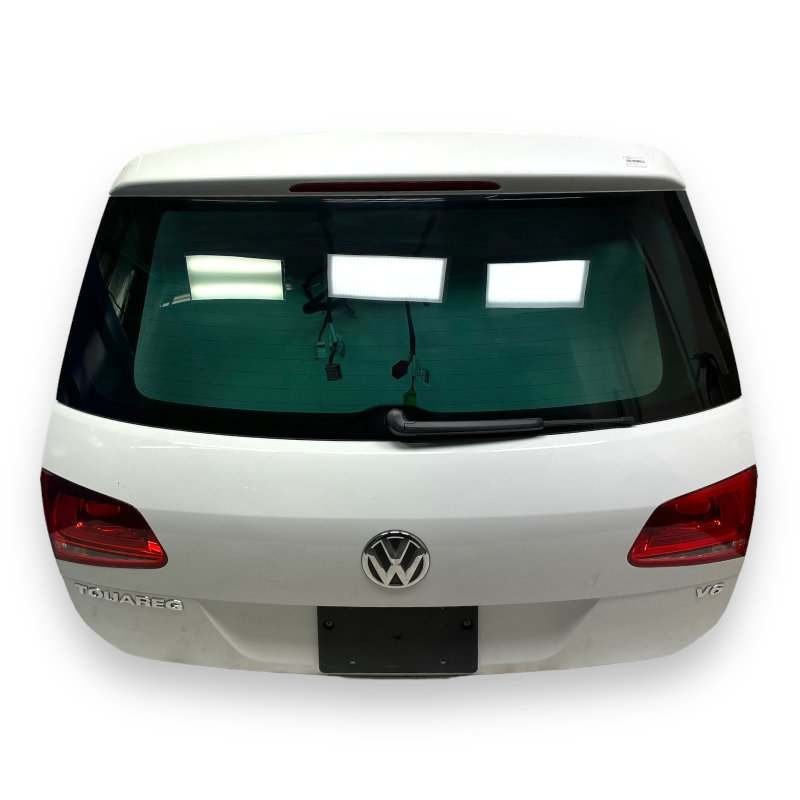 VW Touareg 2011-2014 OEM Tailgate Liftgate Assembly Glass Spoiler Tail Lights