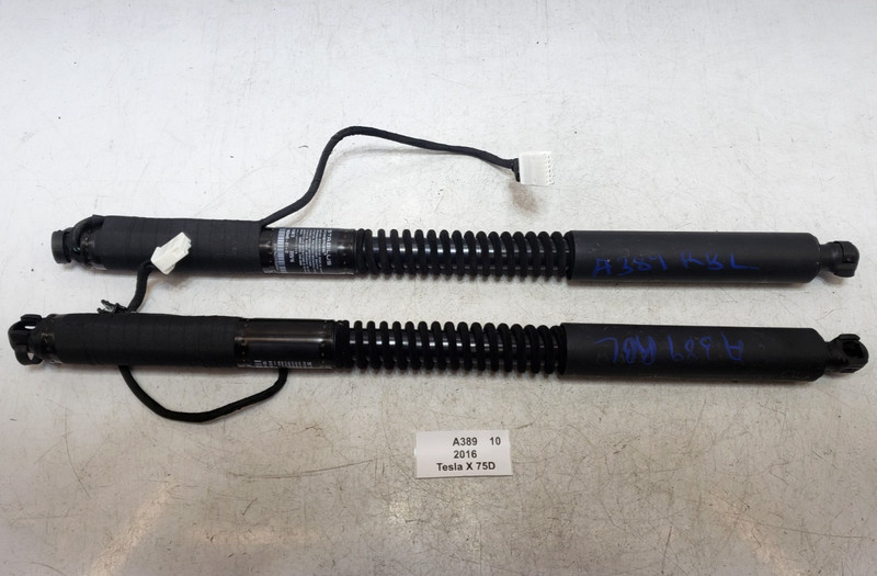 ✅ 16-23 OEM Tesla Model X Rear Left Driver Door Trunk Liftgate Shock SET Of 2