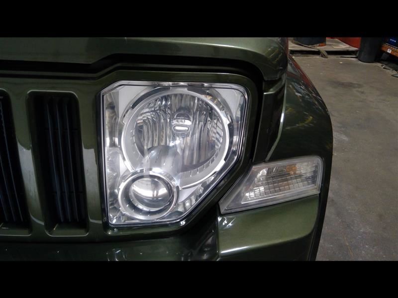 Driver Headlight LHD Chrome Bezel Without Fog Lamps Fits 08-12 LIBERTY 1161962