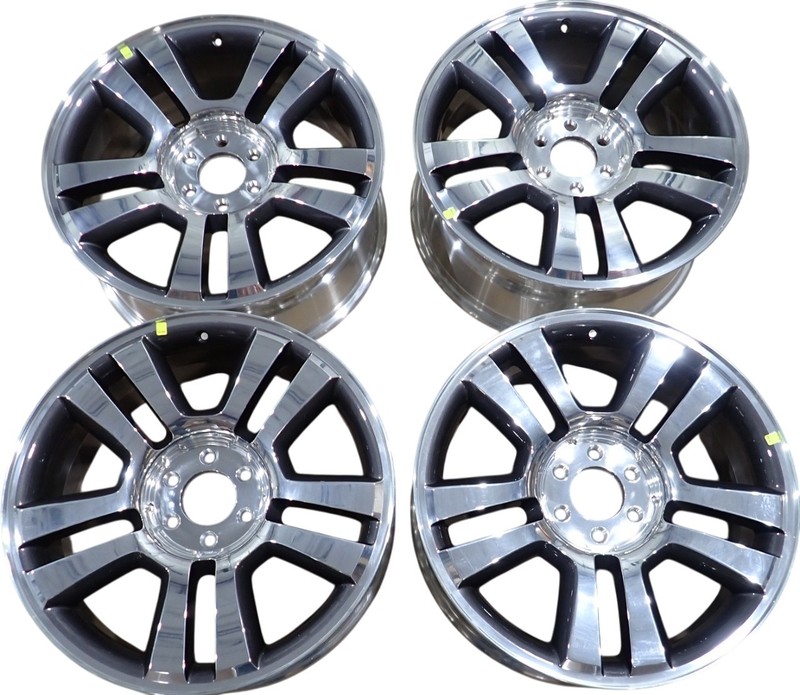(4) Ford F150 Harley Davidson 22" Polished Wheel 7L3Z1007H Hollander 3645 OE Rim