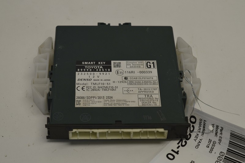 2016 LEXUS GS350 SMART KEYLESS KEY ENTRY IGNITION CONTROL MODULE UNIT OEM