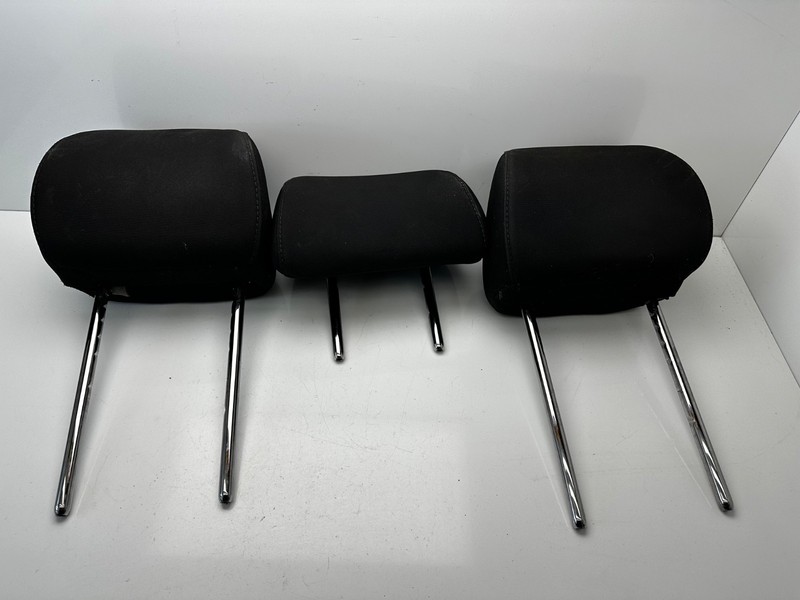 (Set of 3) 2011-2014 Hyundai Sonata Rear Gray Cloth Headrests Set OEM