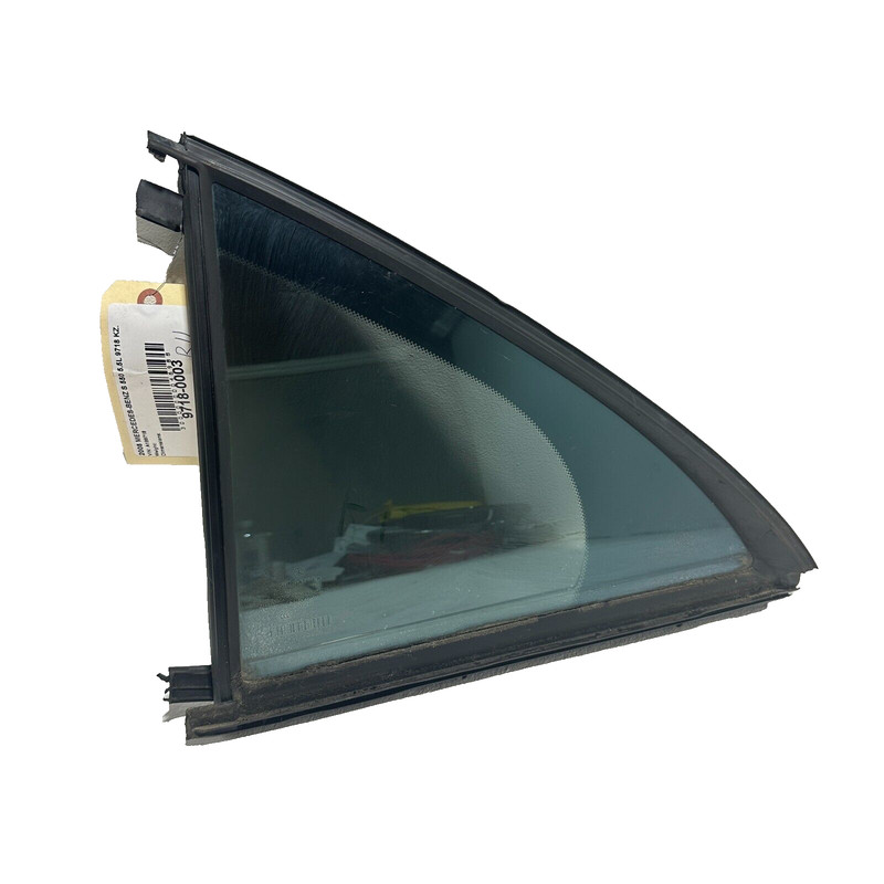 MERCEDES W221 S550 2007-2013 REAR LEFT DRIVER SIDE DOOR QUARTER WINDOW GLASS OEM
