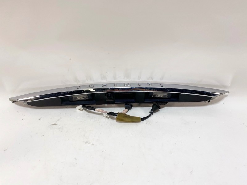 14-18 INFINITI Q50 REAR TRUNK DECK LID FINISHER CHROME MOLDING COVER PANEL OEM