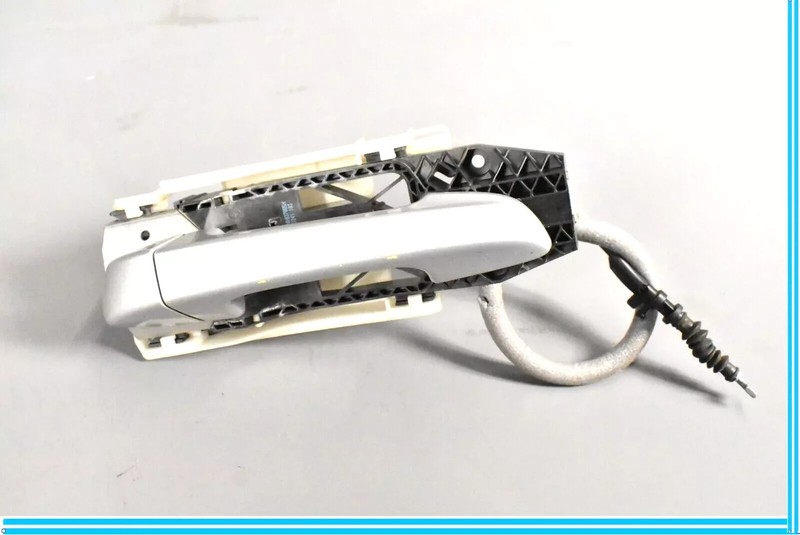 11-17 Porsche Cayenne 958 Front Left Side Exterior Door Handle Gray OEM