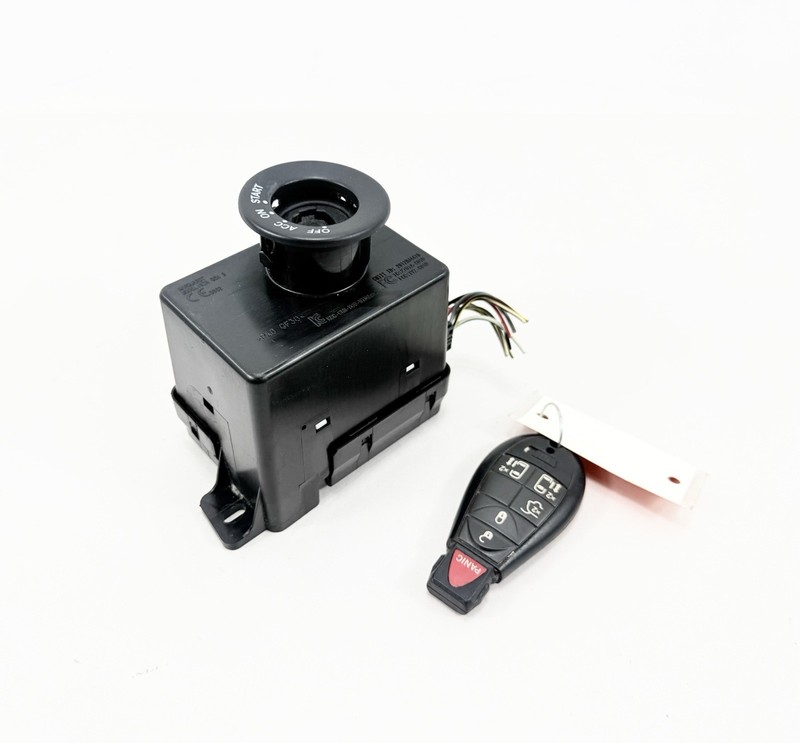 08-10 Dodge Caravan Wireless Ignition Switch Node w/ Remote Key & VIN 68284720AB
