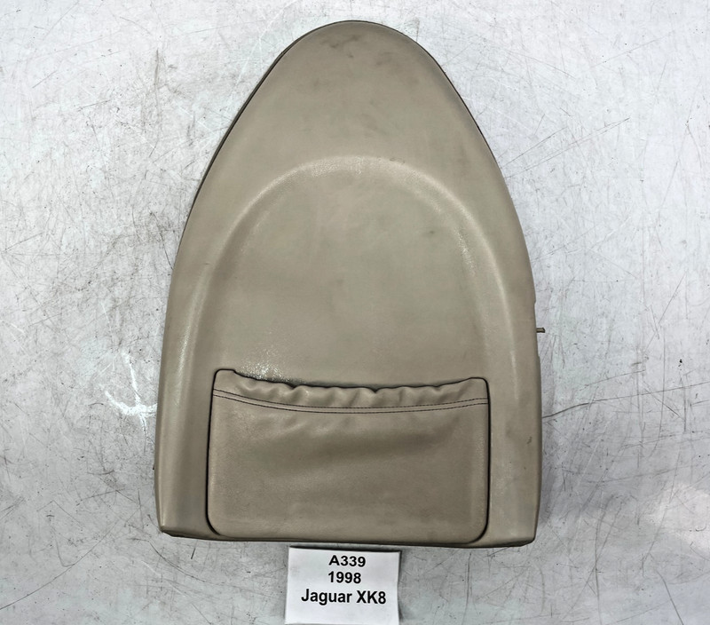 β
98-00 OEM Jaguar XK8 XKR Front Right Seat Rear Cover Trim Panel Oatmeal*