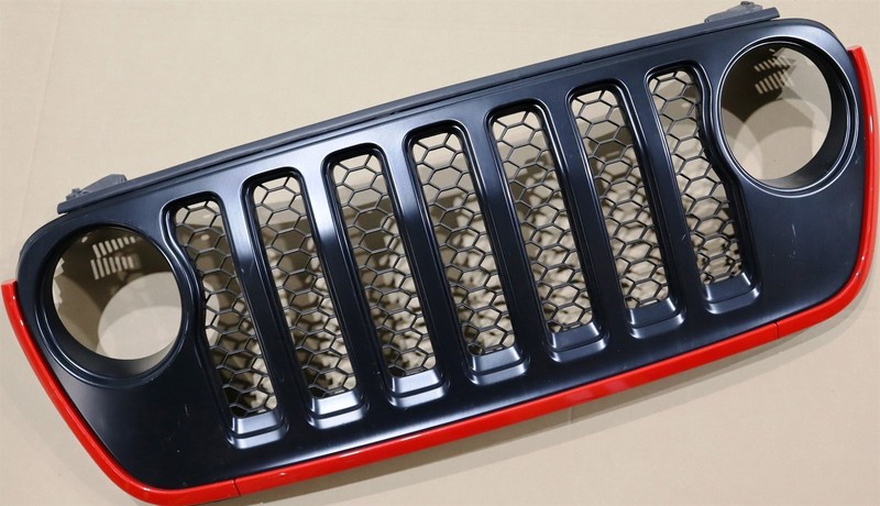 18-23 Wrangler JL Gladiator Front Grille 68342087AA Red + Black Jeep Grill OEM