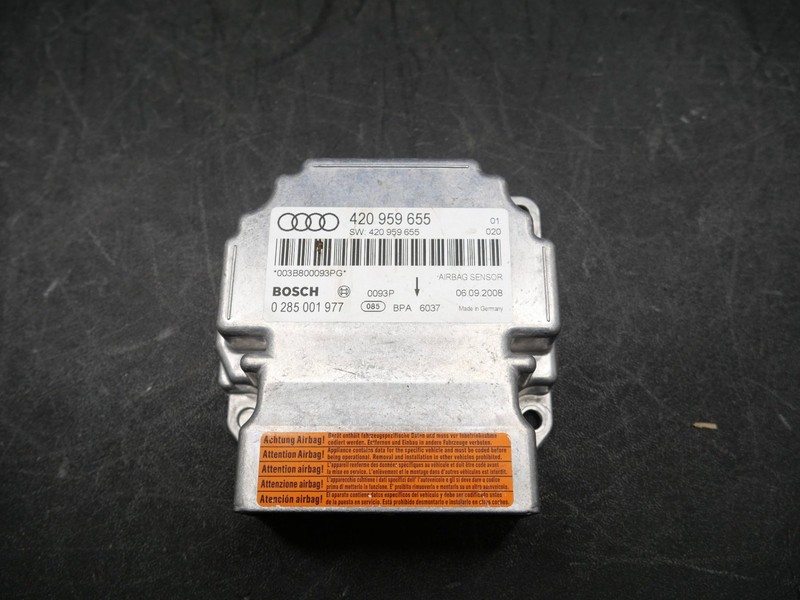 2007-2012 Audi R8 42 SRS Control Module Computer Unit Restraint 420959655 OEM