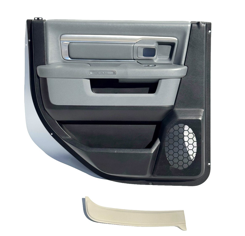 📌 2013-2024 RAM 1500 CL 2500 3500 CREW CAB REAR LEFT DRIVER DOOR TRIM PANEL OEM