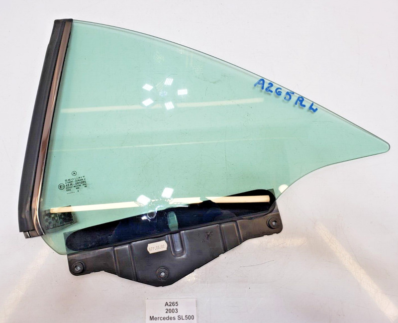 ✅ 03-12 OEM Mercedes R230 SL500 Rear Left Driver Quarter Window Glass Tint