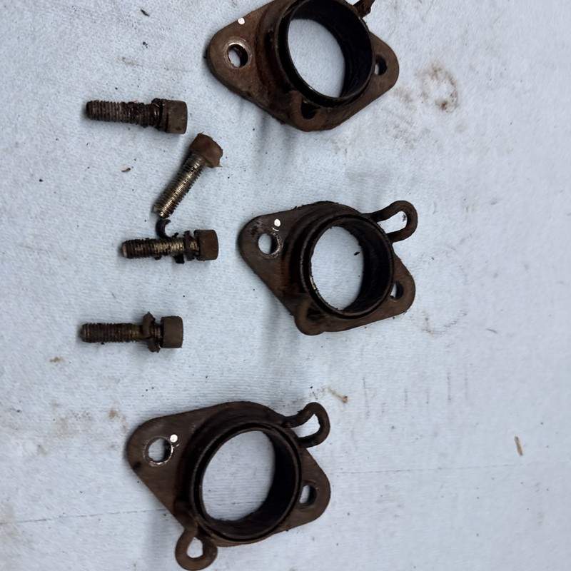 1996 - 1997 Arctic Cat ZRT,powder extreme 600 Exhaust Muffler Manifold Joints
