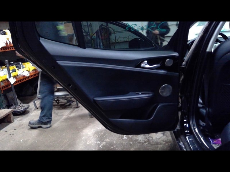 2018 STINGER Driver Left Rear Door Trim Panel Rear 1550159