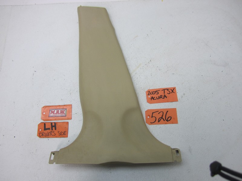 FITS 04-08 ACURA TSX LEFT DRIVER CENTER MIDDLE B PILLAR TRIM DOOR HINGE COVER LH