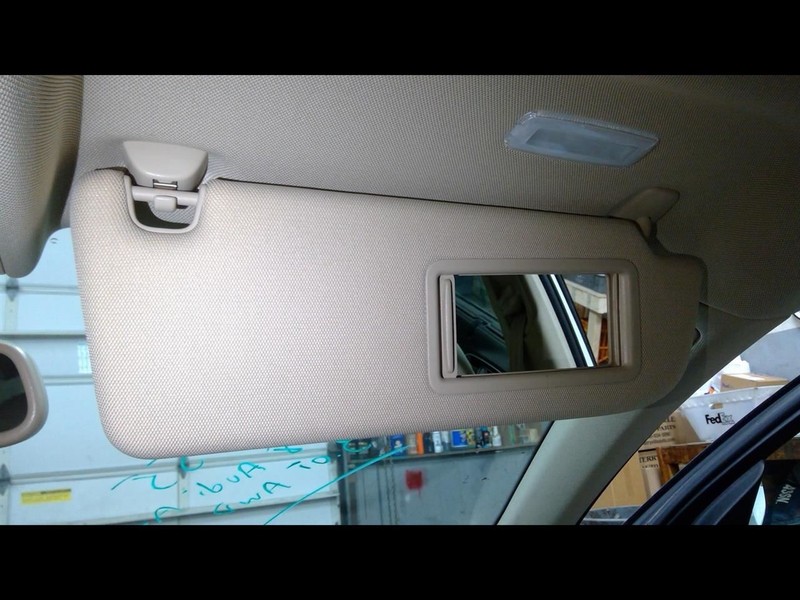 Passenger Right Sun Visor With Illumination Fits 16-18 AUDI A6 1535478