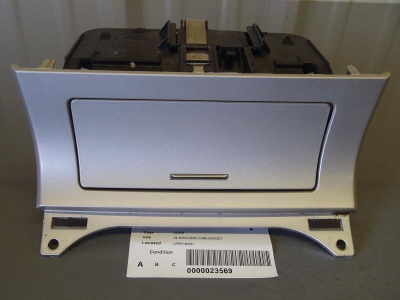 Lower Center Dash Storage Compartment Trim Bezel 2009-2010 Lincoln MKX 62076