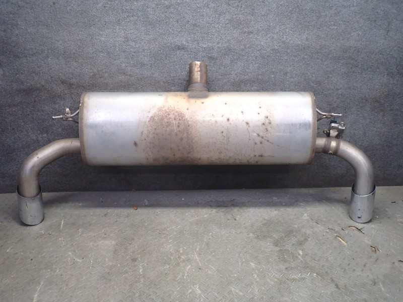 2014-2018 BMW F15 X5 3.0L REAR EXHAUST MUFFLER W TIPS 8647974