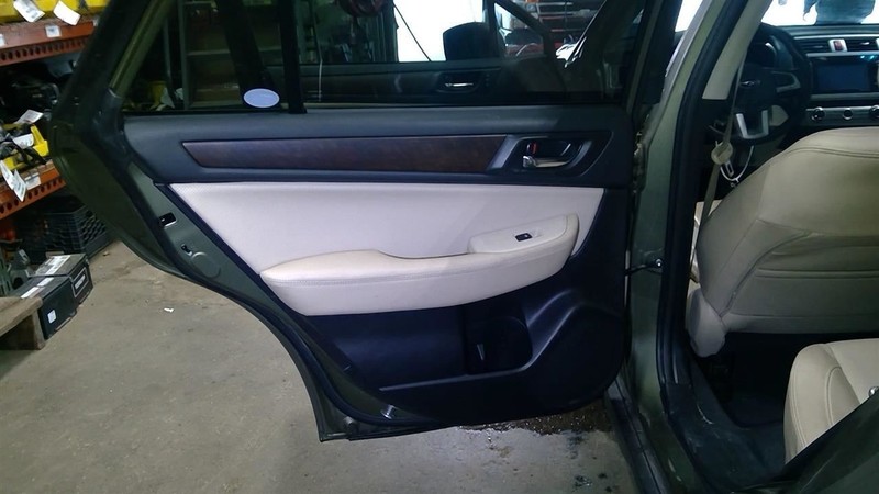 OUTBACK 2017 Drivers Left Door Trim Panel Rear 1800544