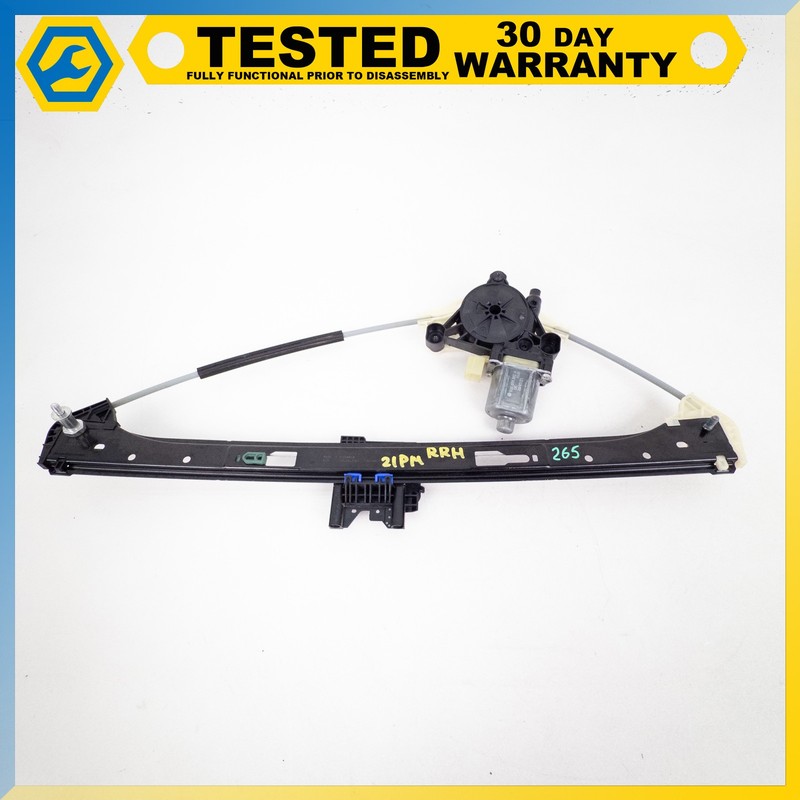 15-24 PORSCHE MACAN REAR RIGHT SIDE DOOR WINDOW REGULATOR W/ MOTOR OEM