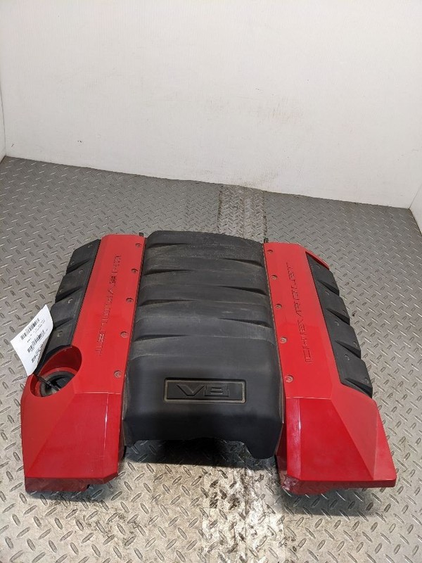 10-15 Camaro 6.2L LS3 L99 Black RED Motor Engine Cover Panel Sound Dampe 1193709