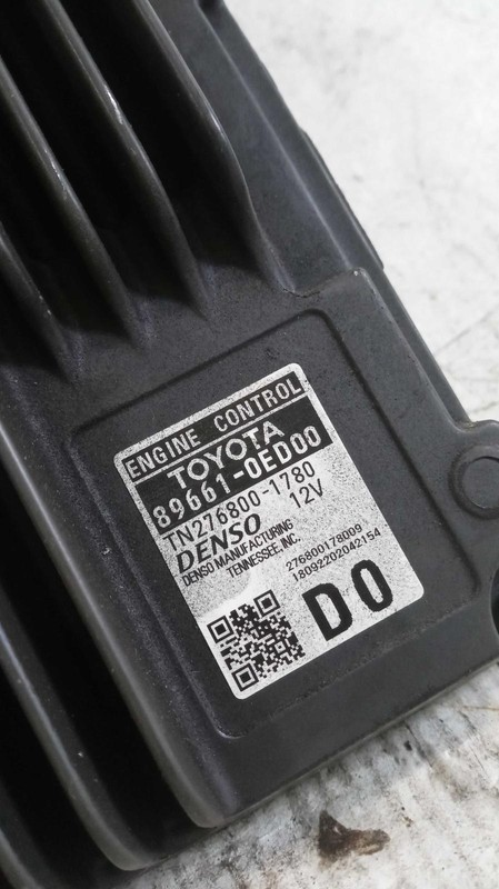2019 Toyota Highlander Engine Control Module ECM 3.5L Maroon 142K Miles OEM