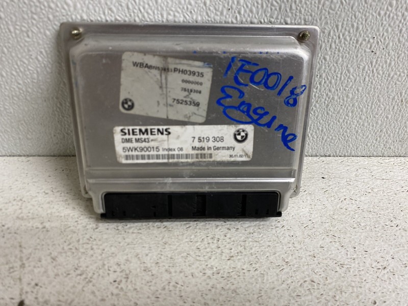 2001-2002 BMW 330i Engine Computer Control Module Ecu Ecm Pcu Pcm Oem