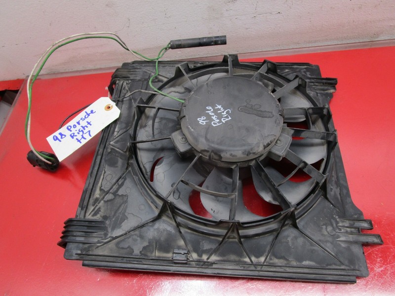 1997-2000 PORSCHE BOXSTER 2.5L RIGHT PASSENGER ENGINE COOLING RADIATOR FAN OEM