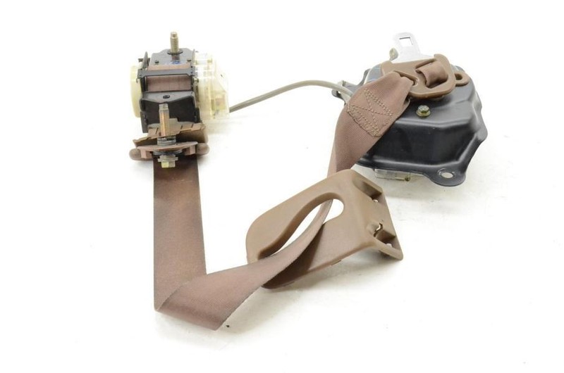 1990-1994 Nissan 300ZX Z32 Driver Left Rear Tan Seat Belt Retractor