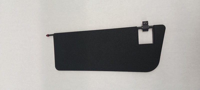 10-'13 MERCEDES E-CLASS left driver Sun visor illuminated E350 black OEM