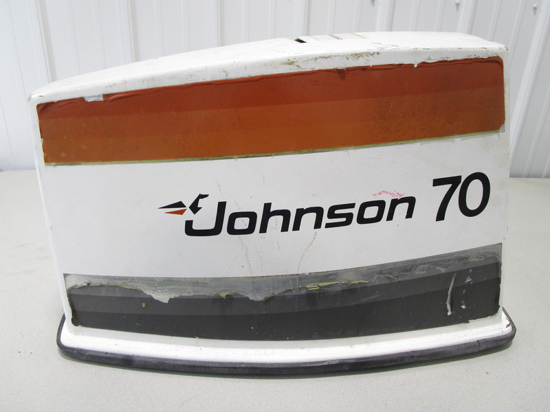 1970's Johnson 70 HP Outboard Top Engine Cover Motor Cowl Hood 387314